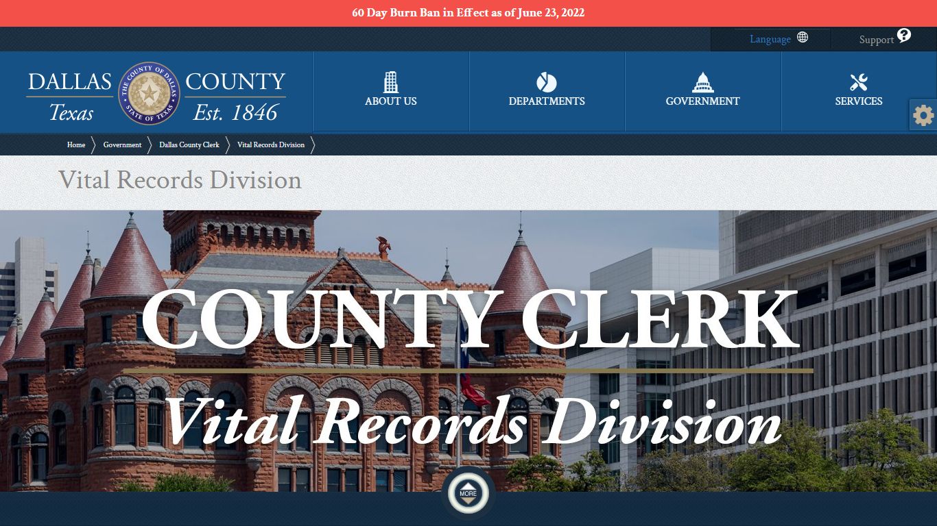 County Clerk | Vital Records Division - Death Certificates - Dallas County